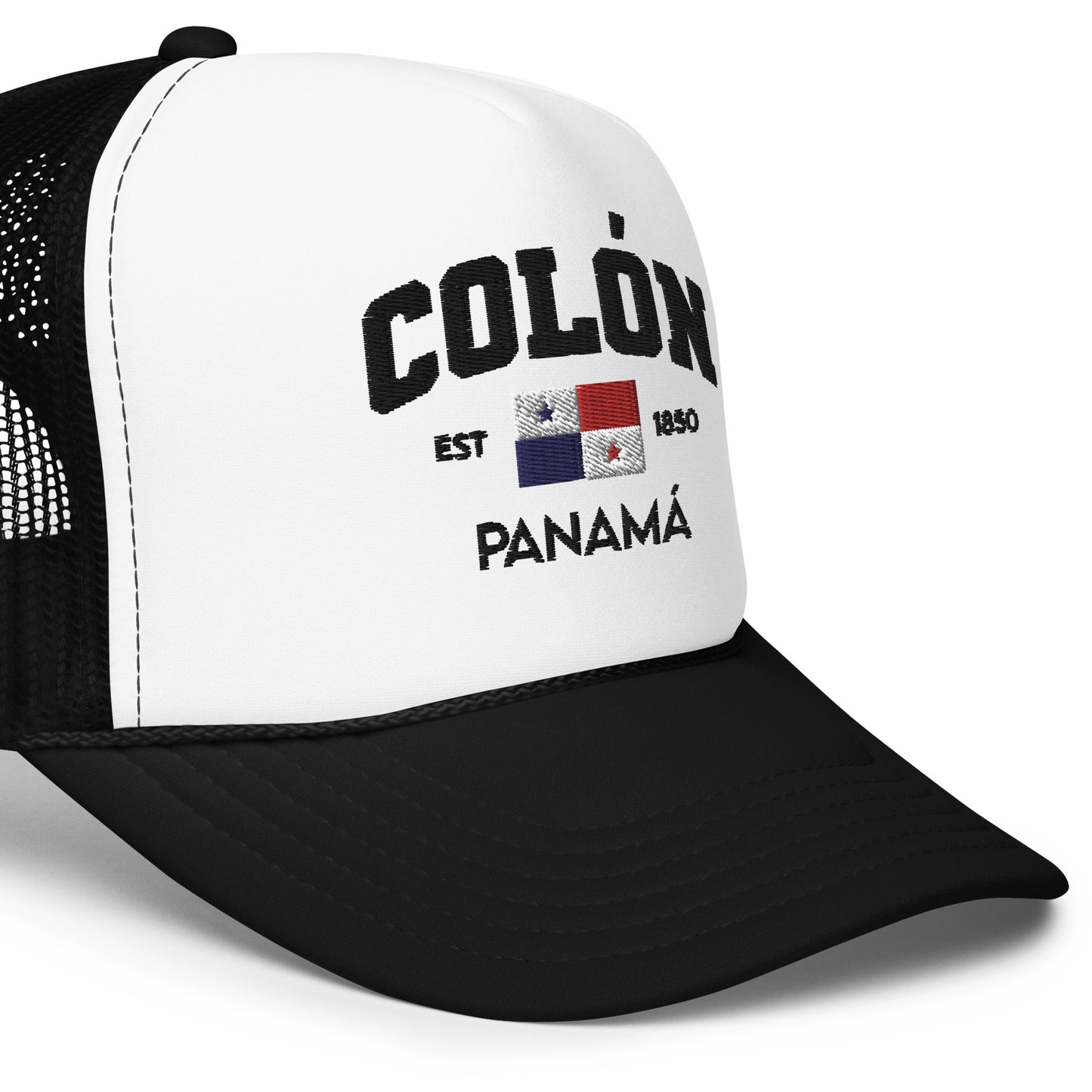 COLON Panama 1850 Trucker Hat (Black Letters)