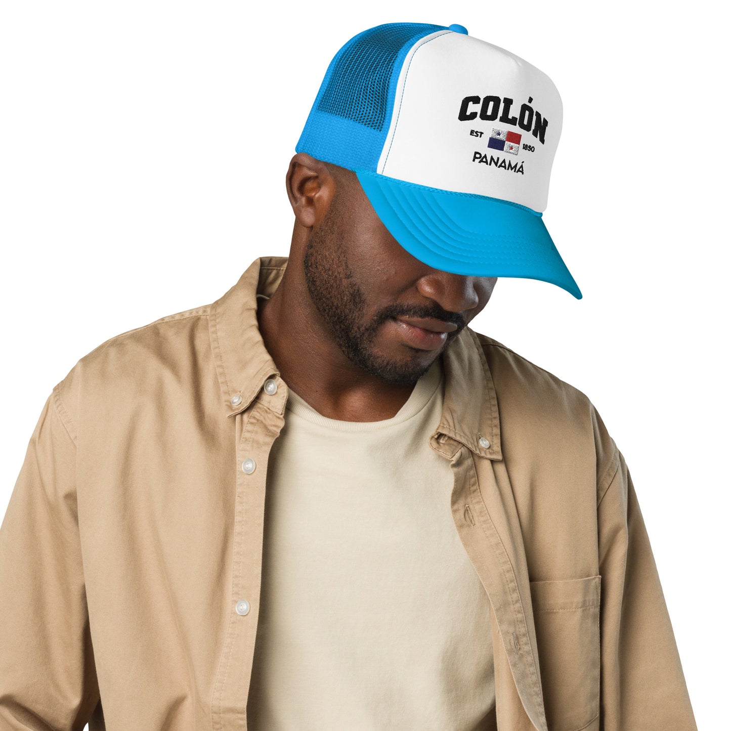 COLON Panama 1850 Trucker Hat (Black Letters)