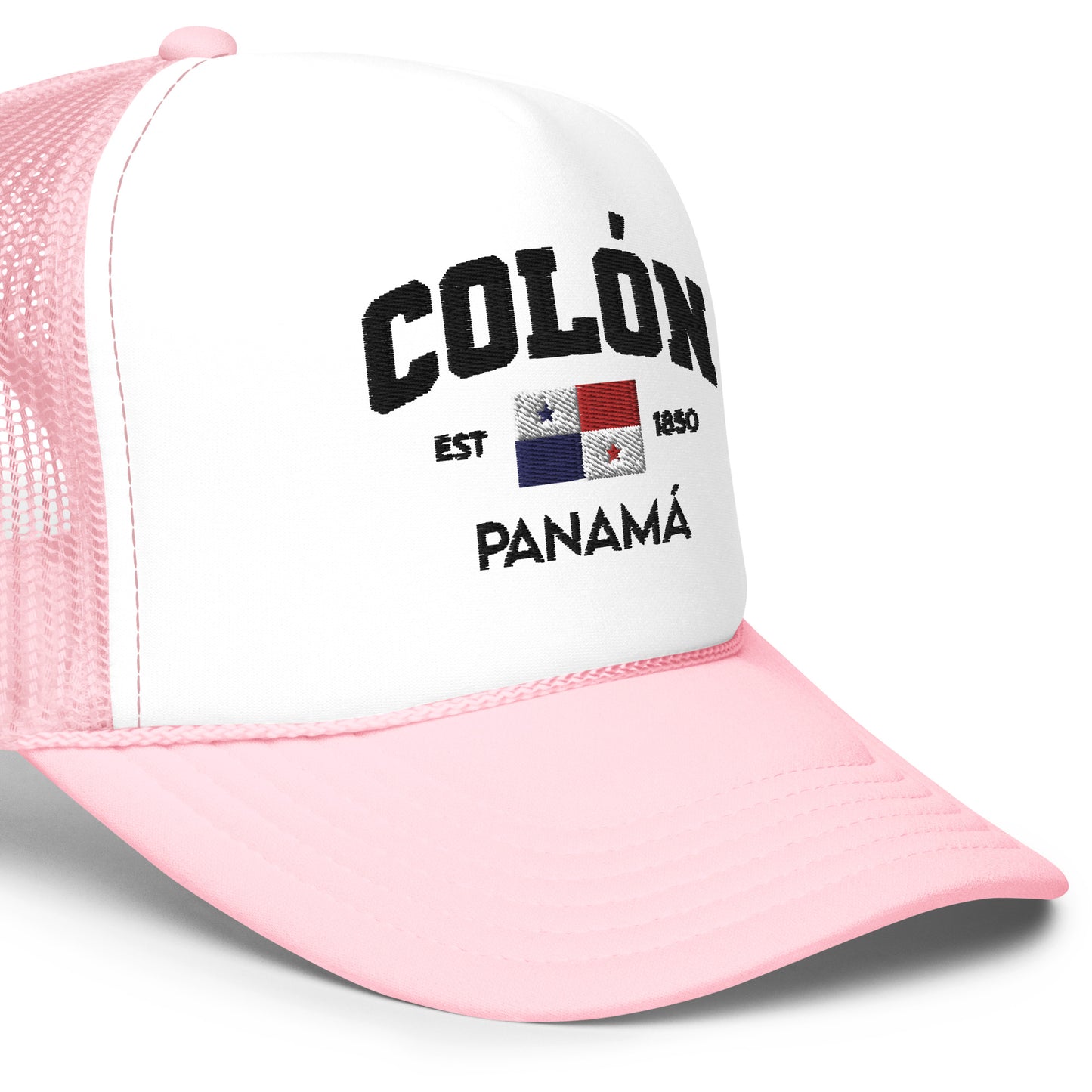 COLON Panama 1850 Trucker Hat (Black Letters)