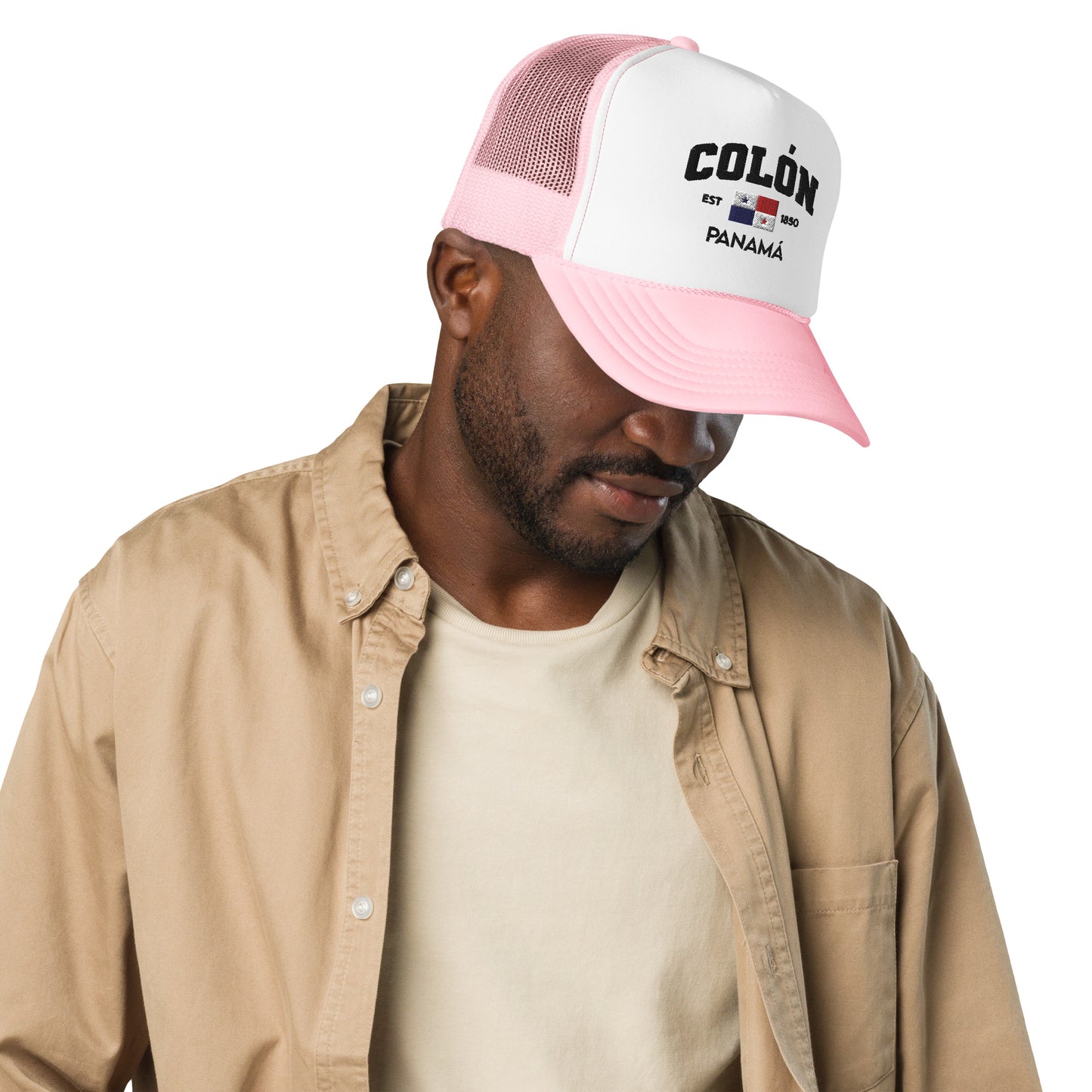 COLON Panama 1850 Trucker Hat (Black Letters)