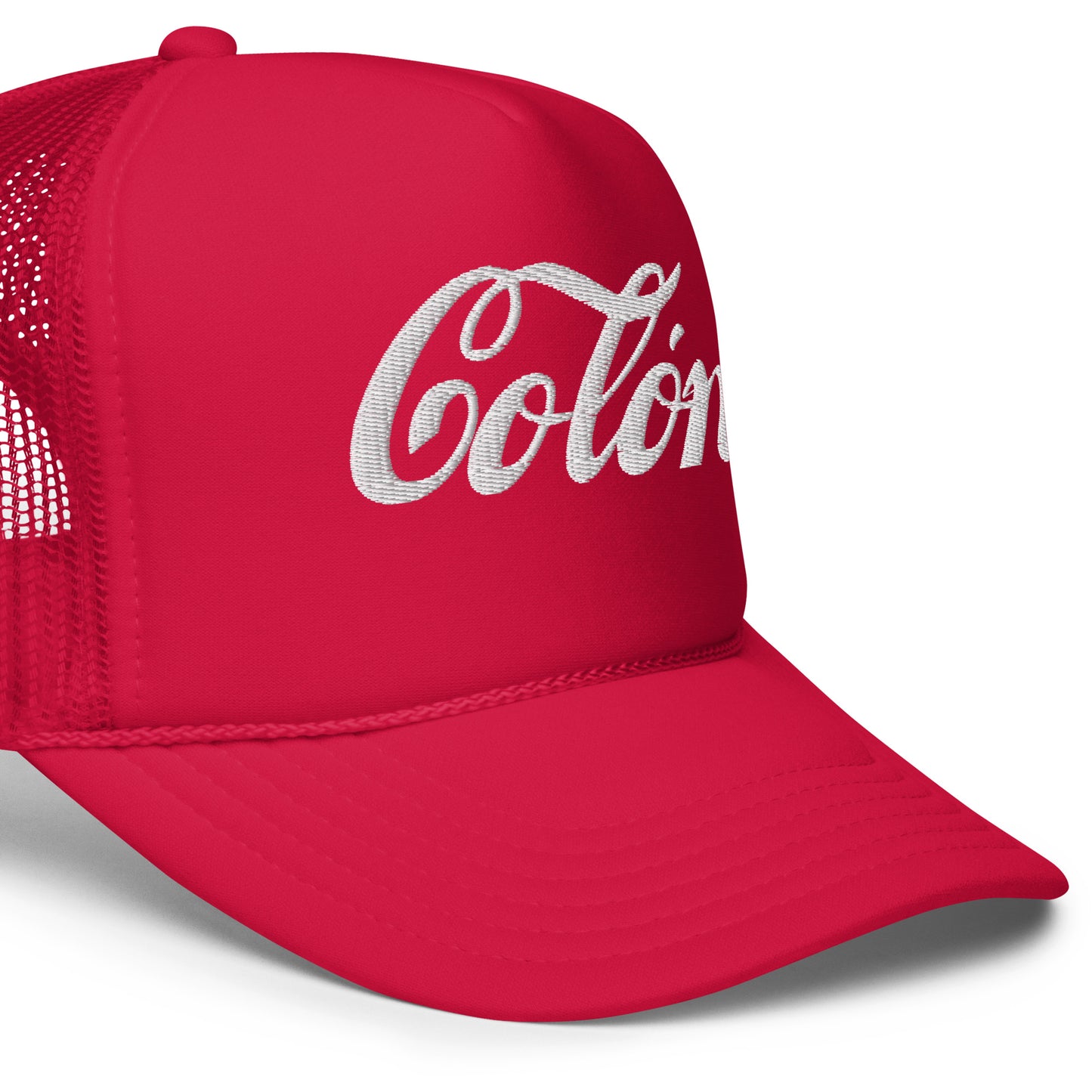 Colon Red Trucker Hat