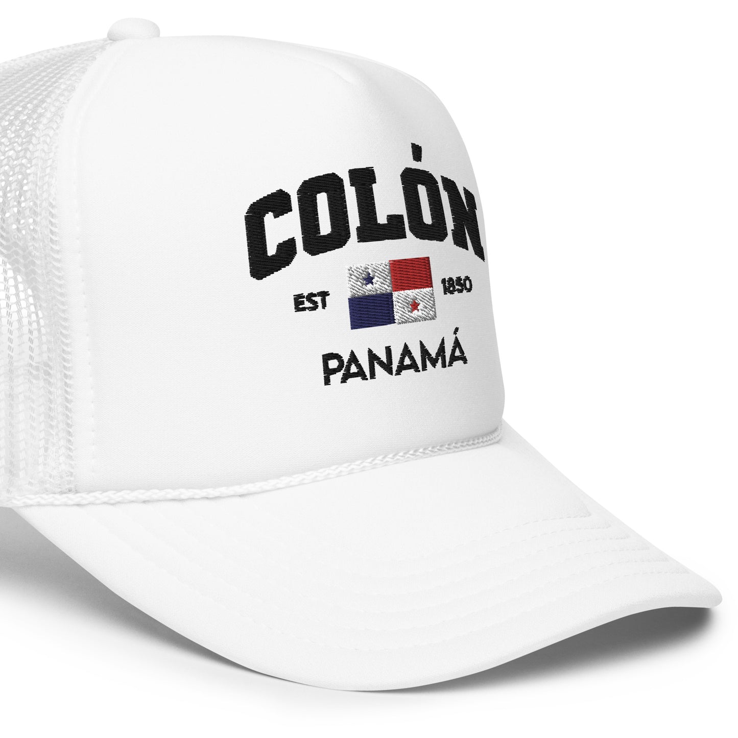 COLON Panama 1850 Trucker Hat (Black Letters)