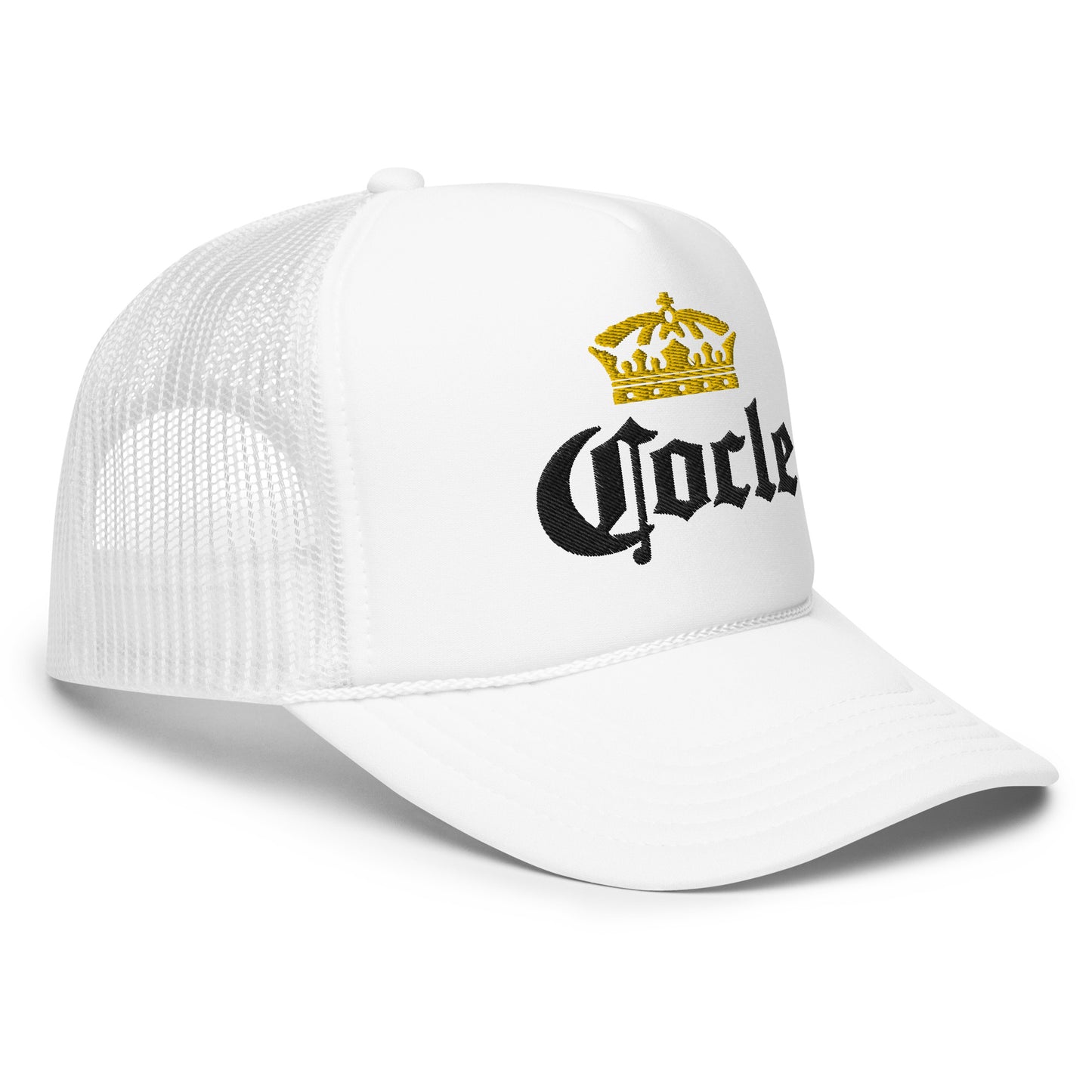 Cocle Crown Black Letters Trucker Hat