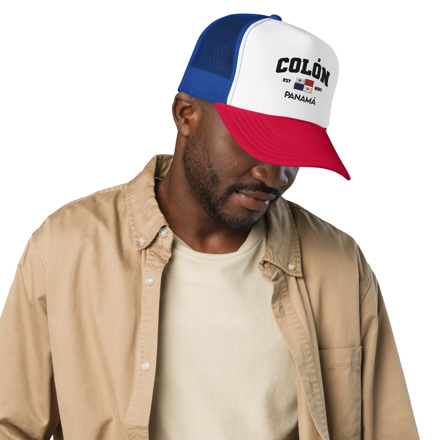 COLON Panama 1850 Trucker Hat (Black Letters)