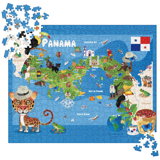 Panama Map Jigsaw Puzzle