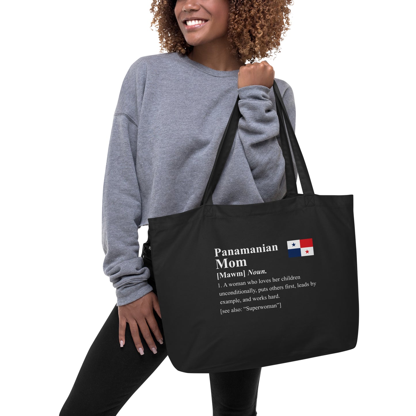 Panamanian Mom Large Eco Tote Bag