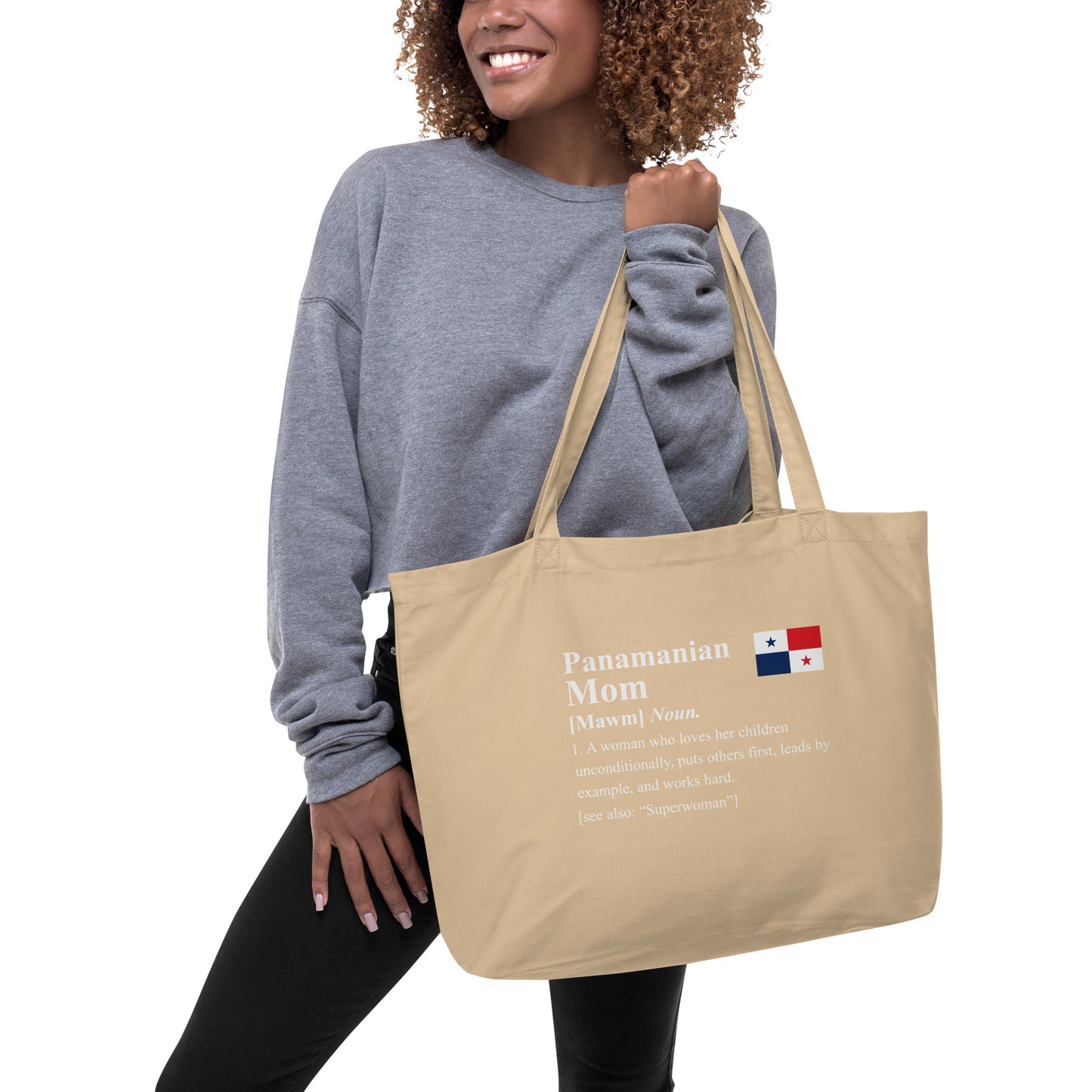 Panamanian Mom Large Eco Tote Bag