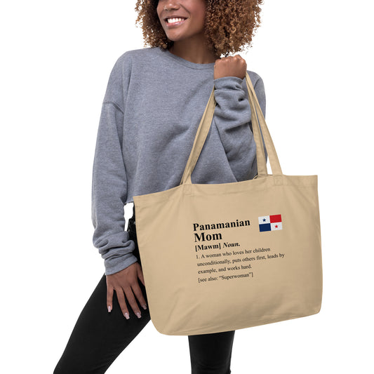 Panamanian Mom Large Eco Tote Bag