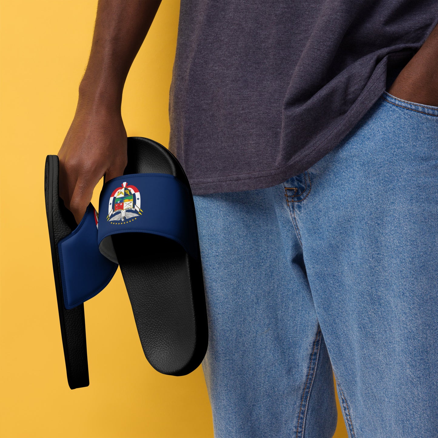 Men’s Blue Slides