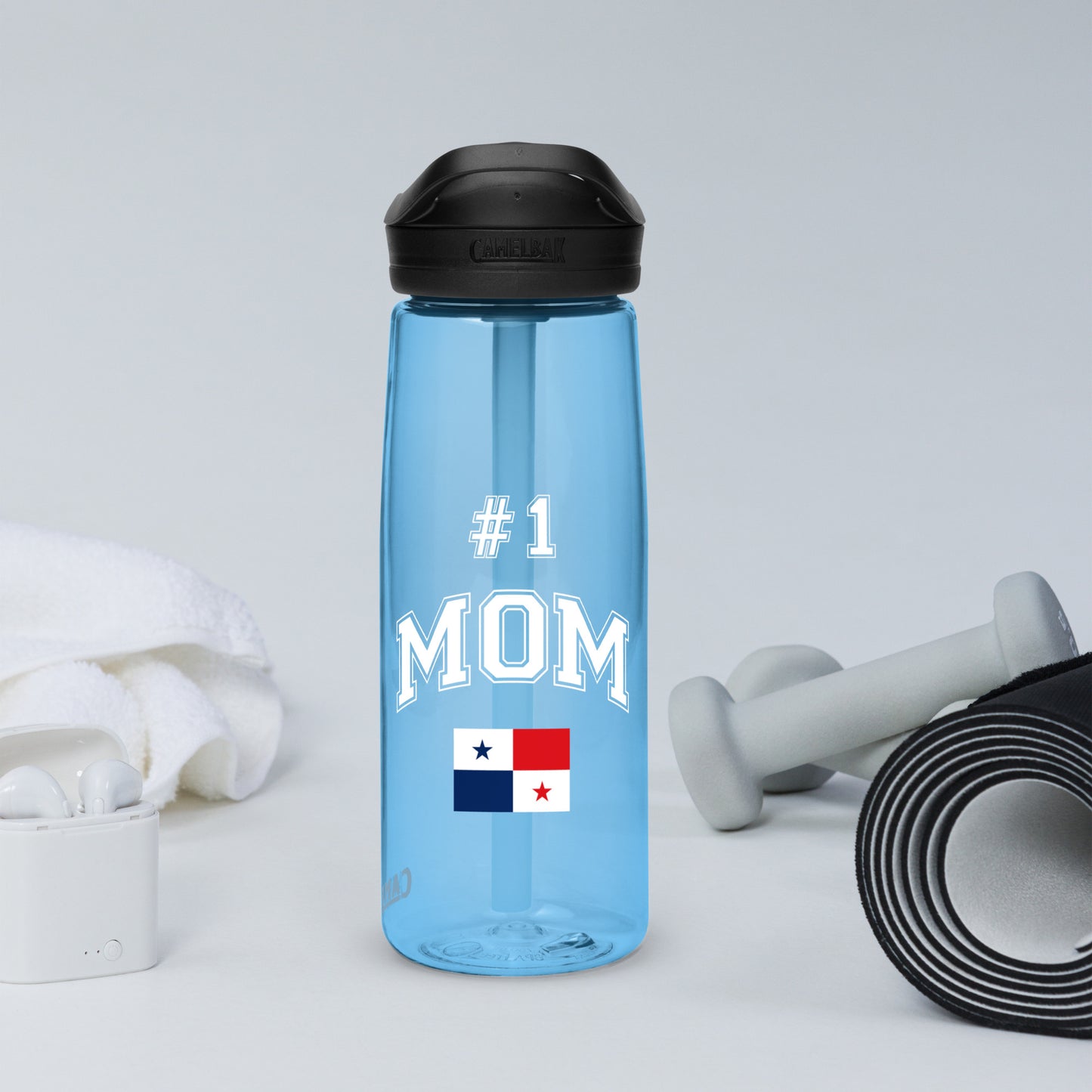 #1 MOM Sports Water Bottle