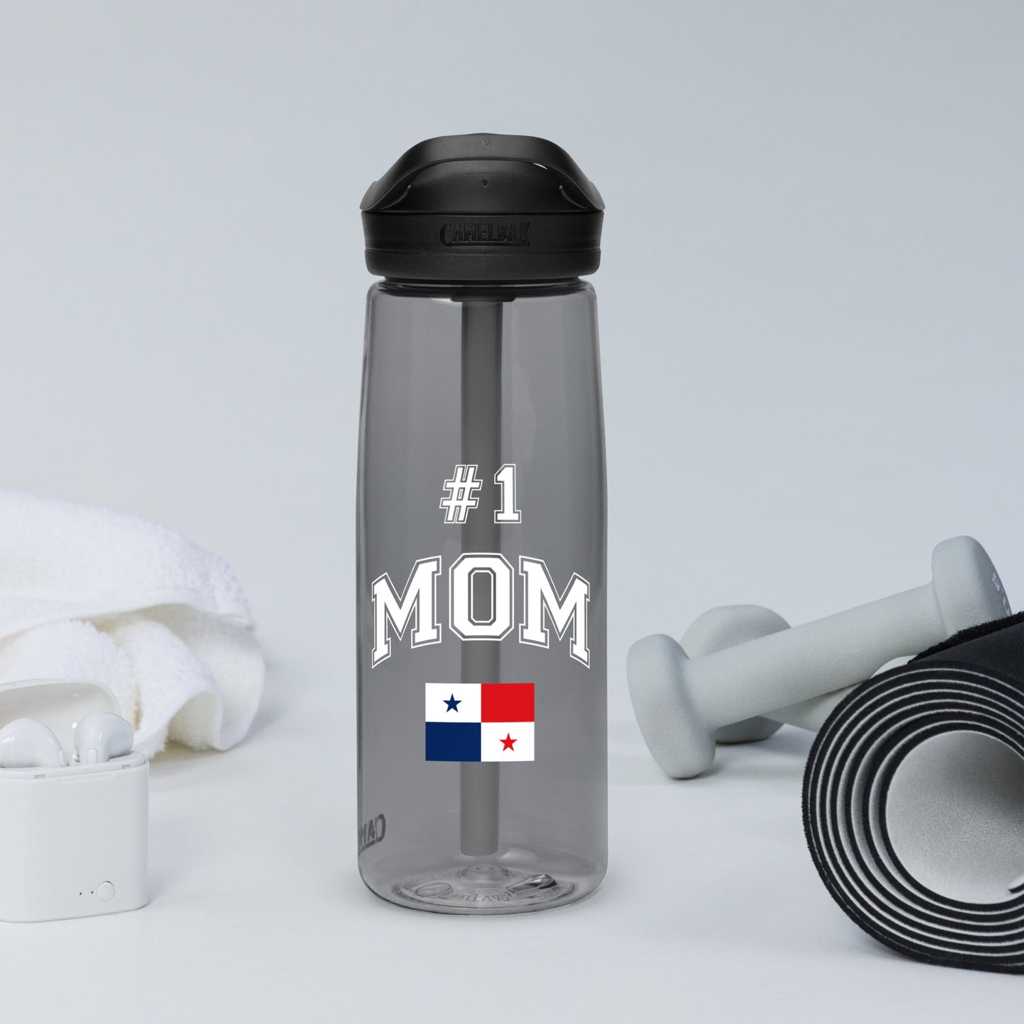 #1 MOM Sports Water Bottle