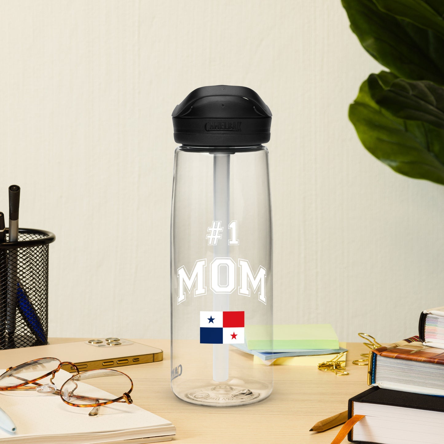 #1 MOM Sports Water Bottle