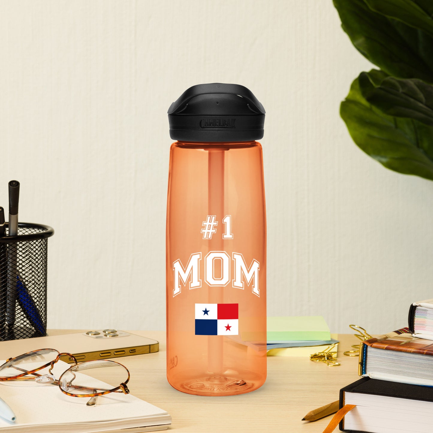 #1 MOM Sports Water Bottle