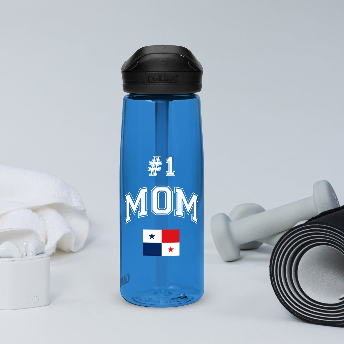 #1 MOM Sports Water Bottle