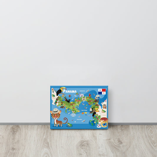 Panama Map Canvas