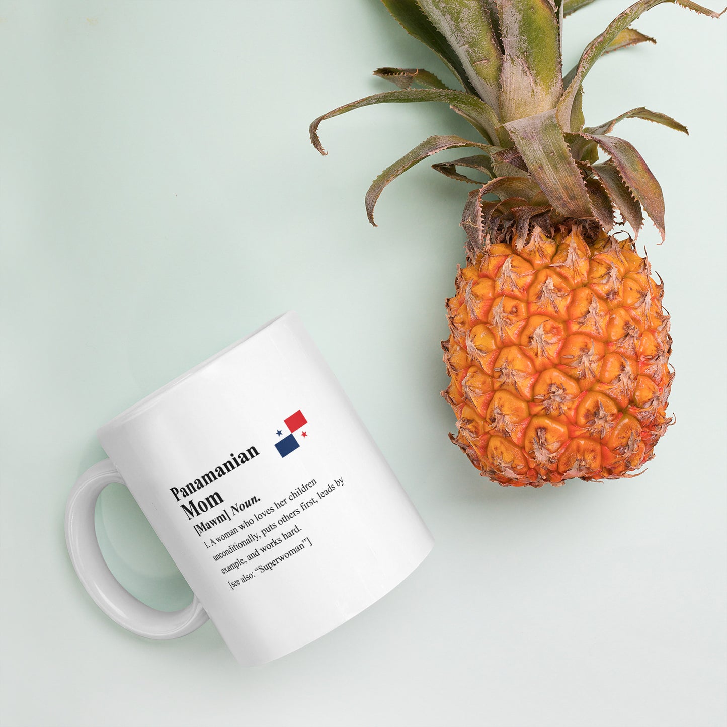 Panamanian Mom Definition White Mug