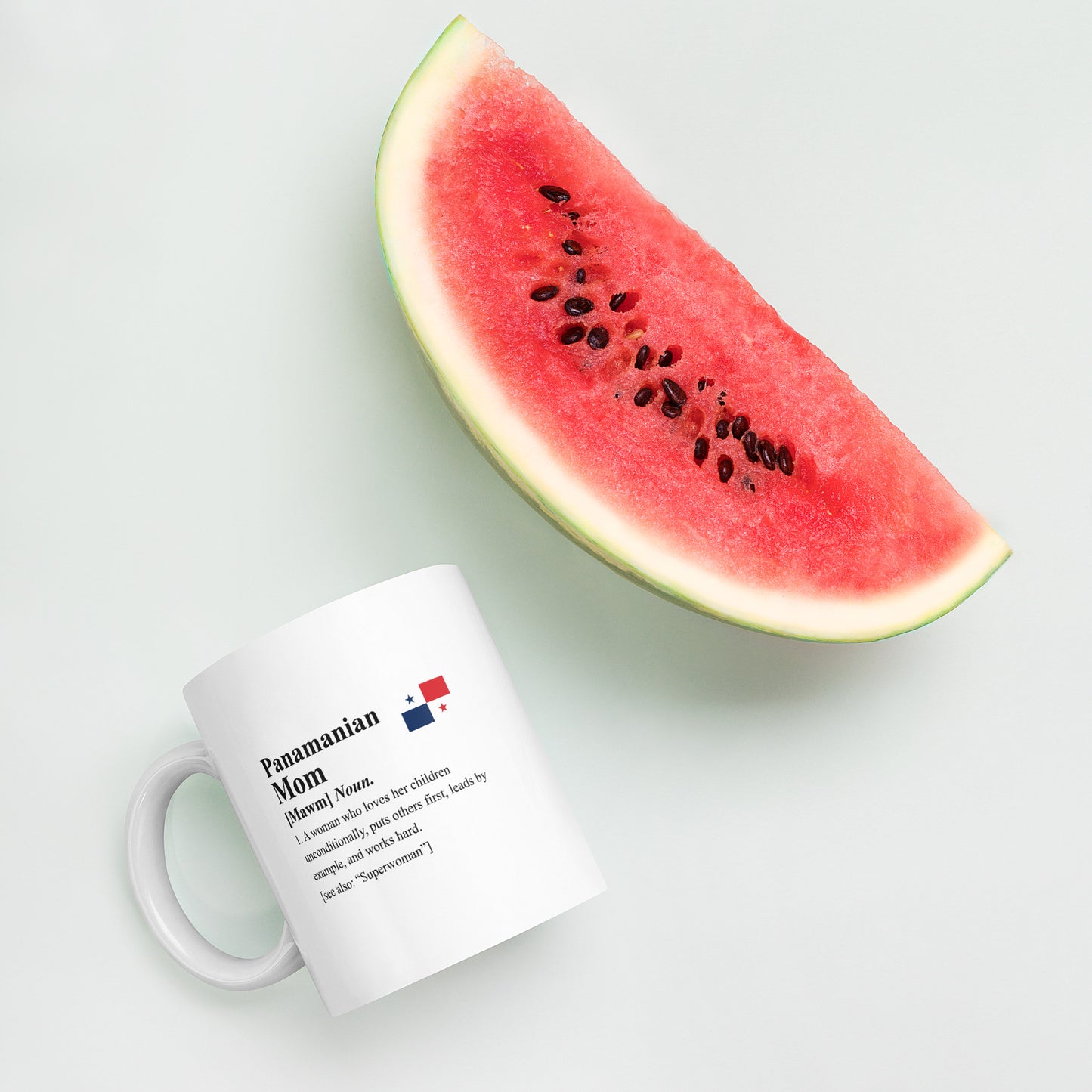 Panamanian Mom Definition White Mug