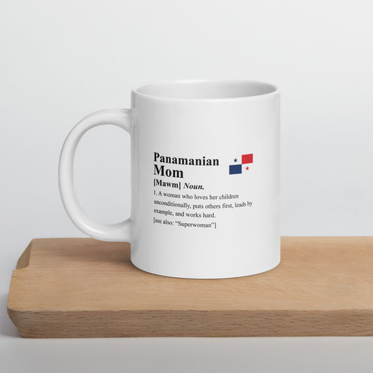 Panamanian Mom Definition White Mug